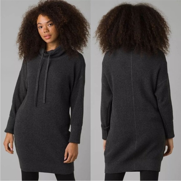 prAna Milani Sweater Dress gray woman’s size medium - Picture 1 of 7
